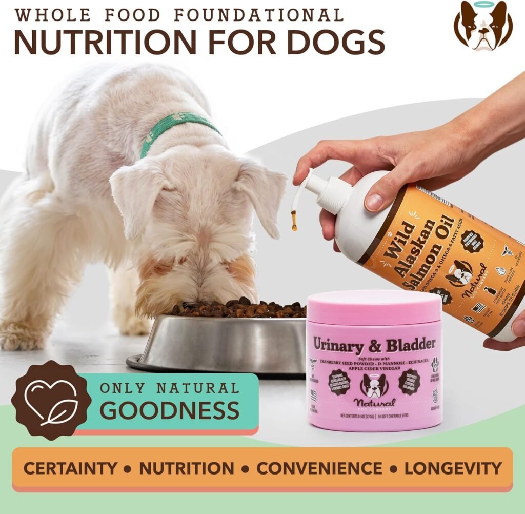 Natural Dog Company Cranberry Supplement for Dogs - Urinary  Bladder Support for Dogs - D-Mannose for Dogs Promotes Bladder Health - Turkey Flavor - Dog UTI Incontinence Supplement - 90 Soft Chews