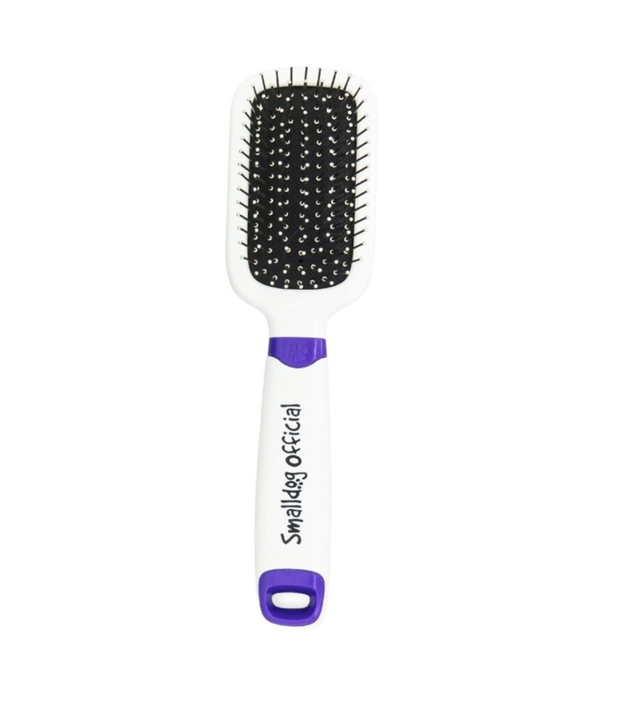 Smooth It Out Brush for Smoothing Fur and Lifting Hair Debris on Small Dogs, and Toy Breed Dogs - Pain Free Grooming